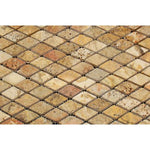 Load image into Gallery viewer, Scabos Travertine 1x2 Diamond Tumbled Mosaic Tile Stone Tilezz 
