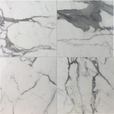 Statuario White 18x18 Polished Marble Field Tile Stone Tilezz 
