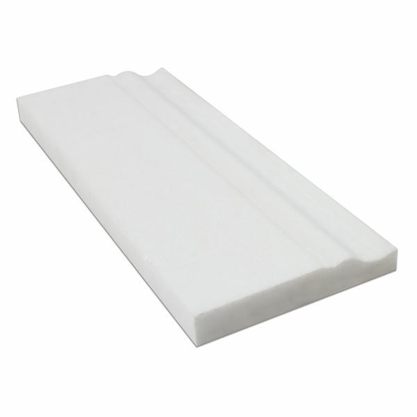 Thassos White Marble Baseboard Trim Molding Stone Tilezz 